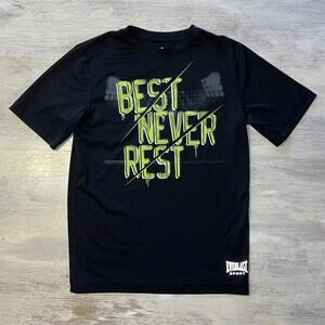 EUC Everlast Sport Best Never Rest Black Athletic Shirt
